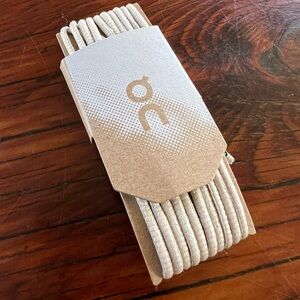 On cloud shoe sneaker laces